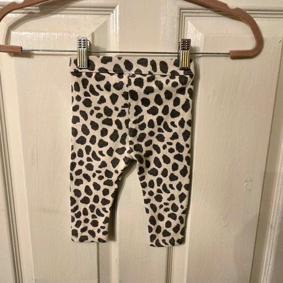 Janie and Jack Animal Print Leggings  Size 6-12M - Picture 2 of 3